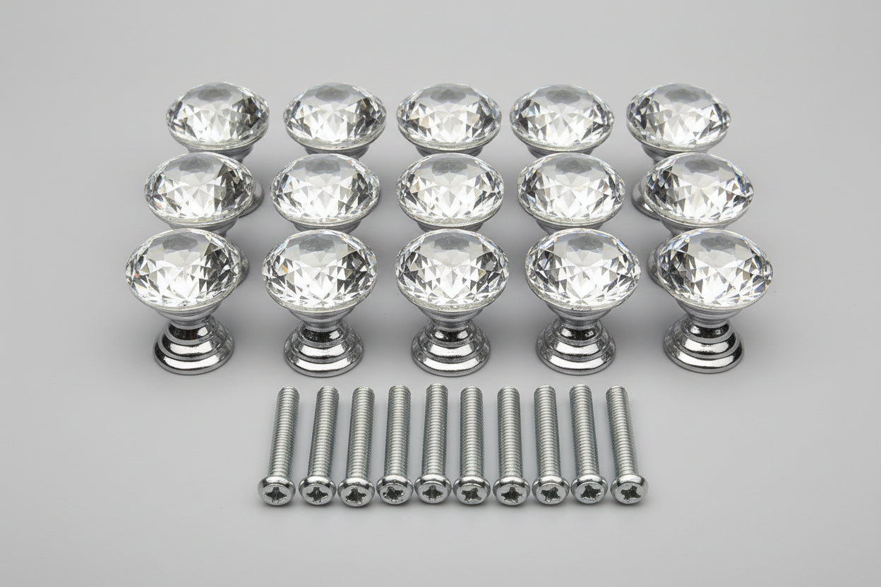 Glas diamant klar (Ø: 20 mm) - Grebet