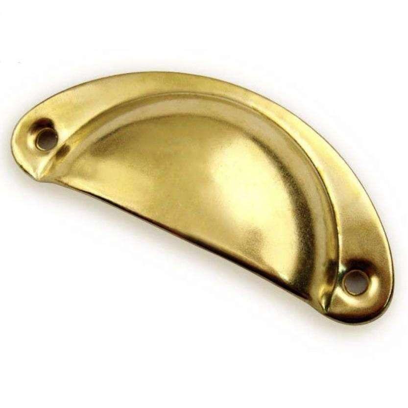 Små skal håndtag (50x20 mm) Guld - Grebet