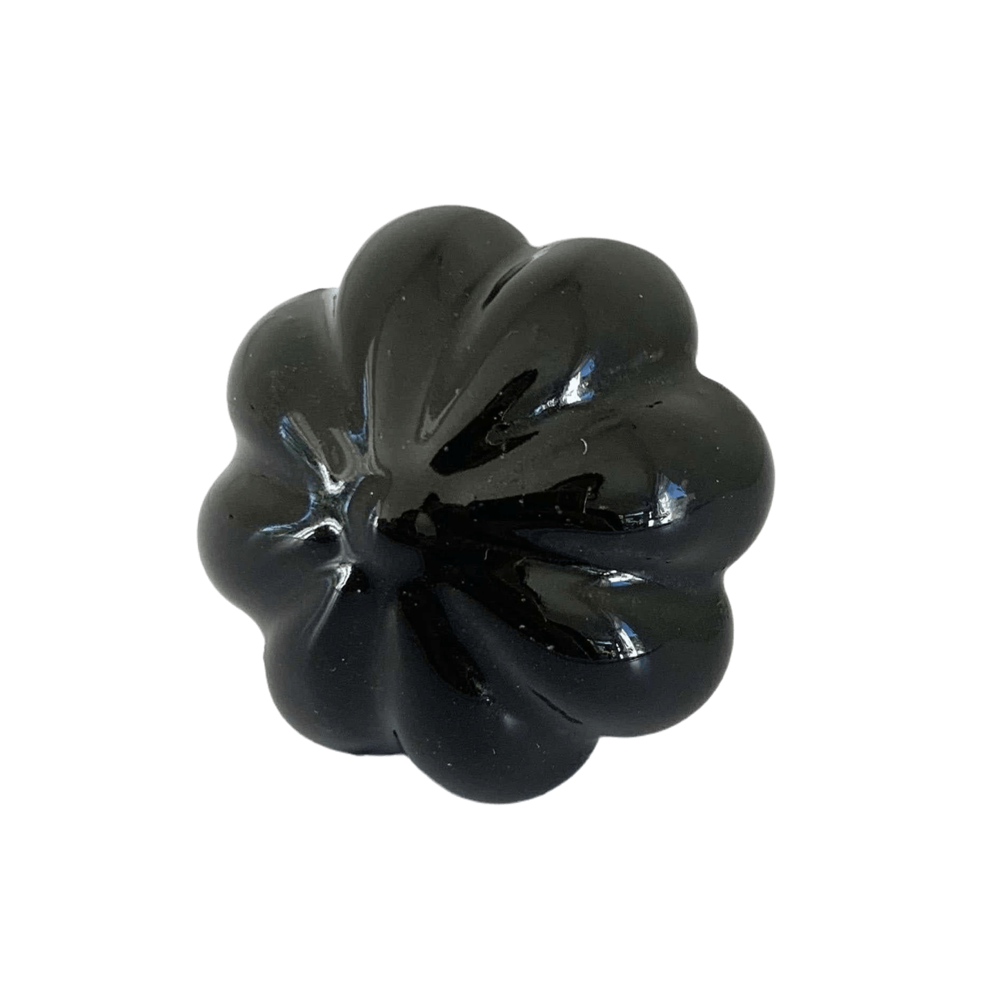 Keramik greb i sort højglans (Ø: 32 mm)