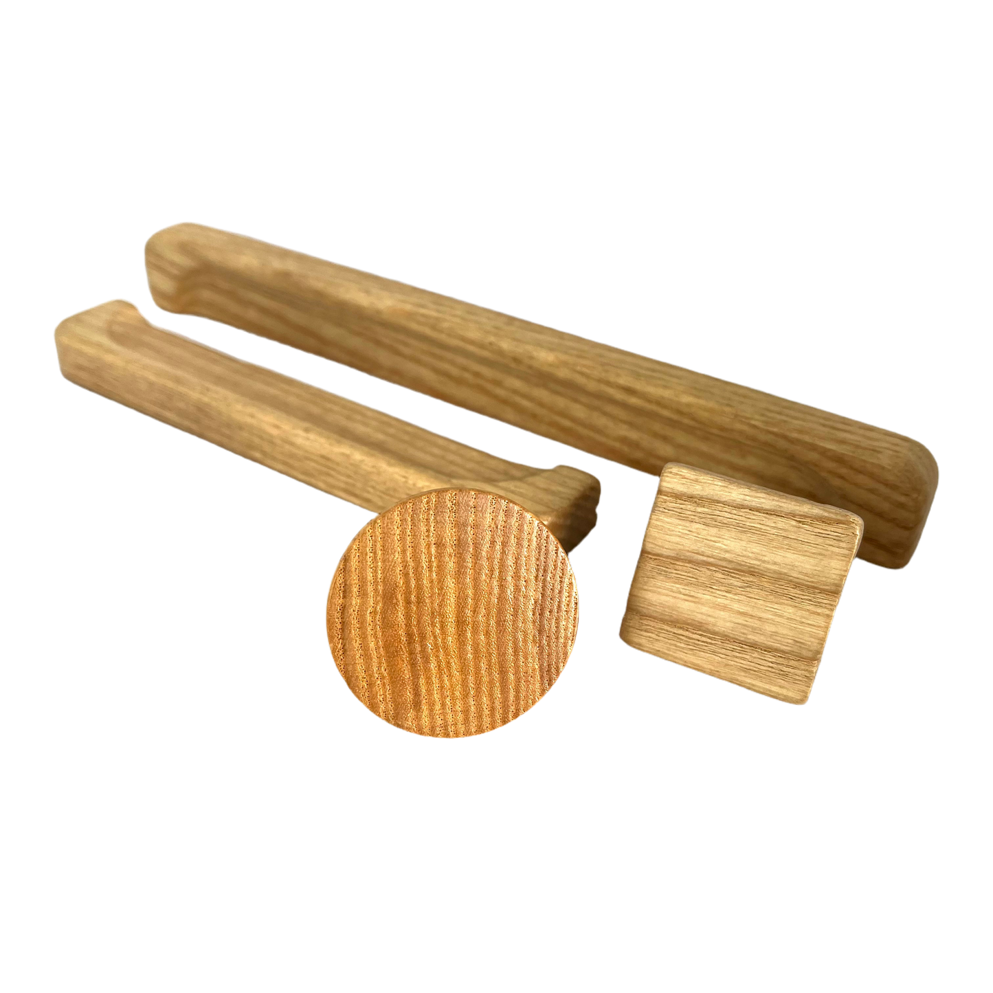 Greb og møbelknopper i ask