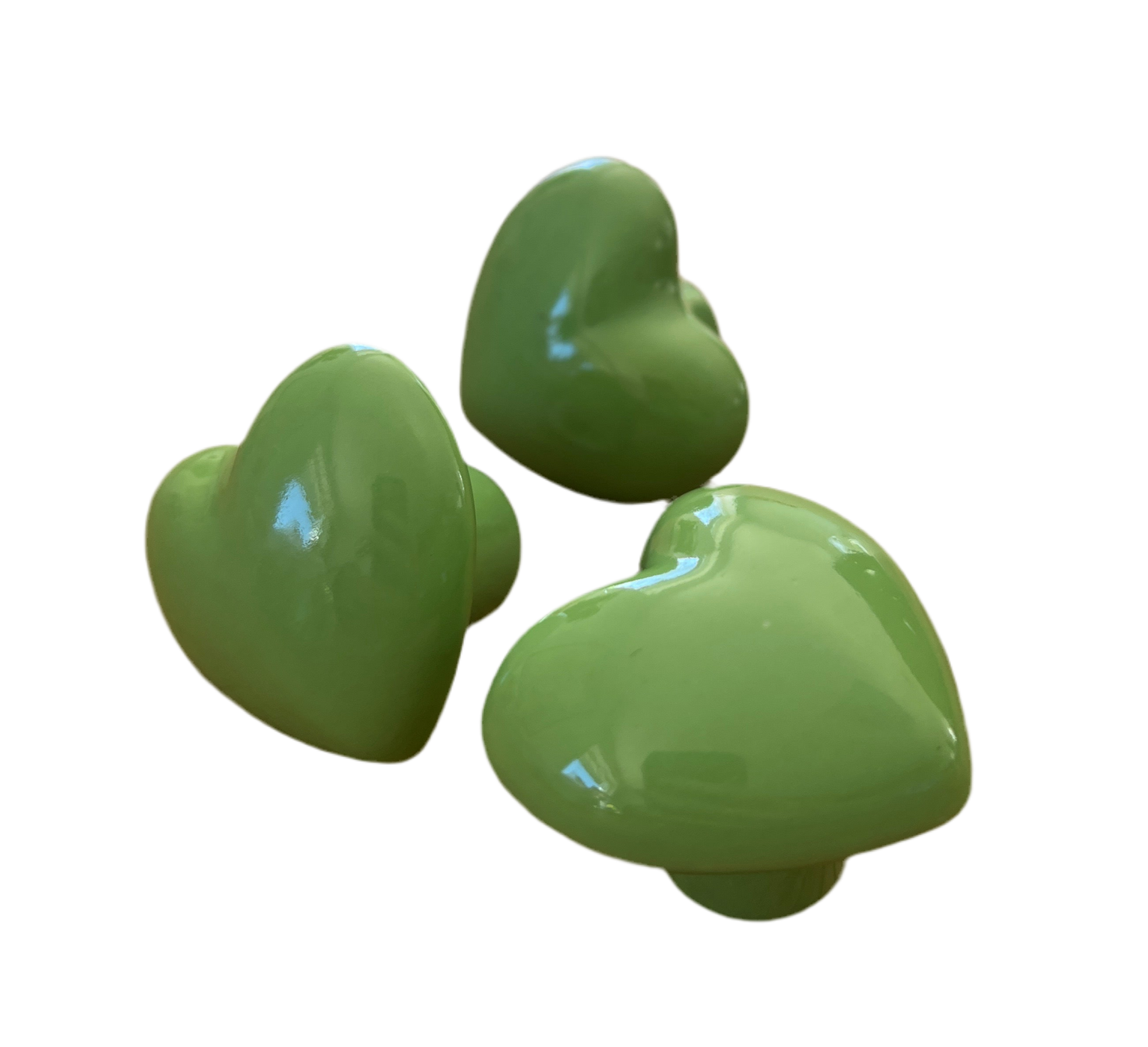 Keramik hjerter - møbelknopper