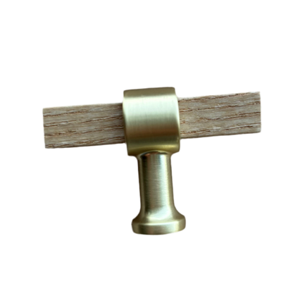 T-bar greb i ask og messing