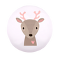 Rensdyr - møbelknop (Ø: 38 mm)