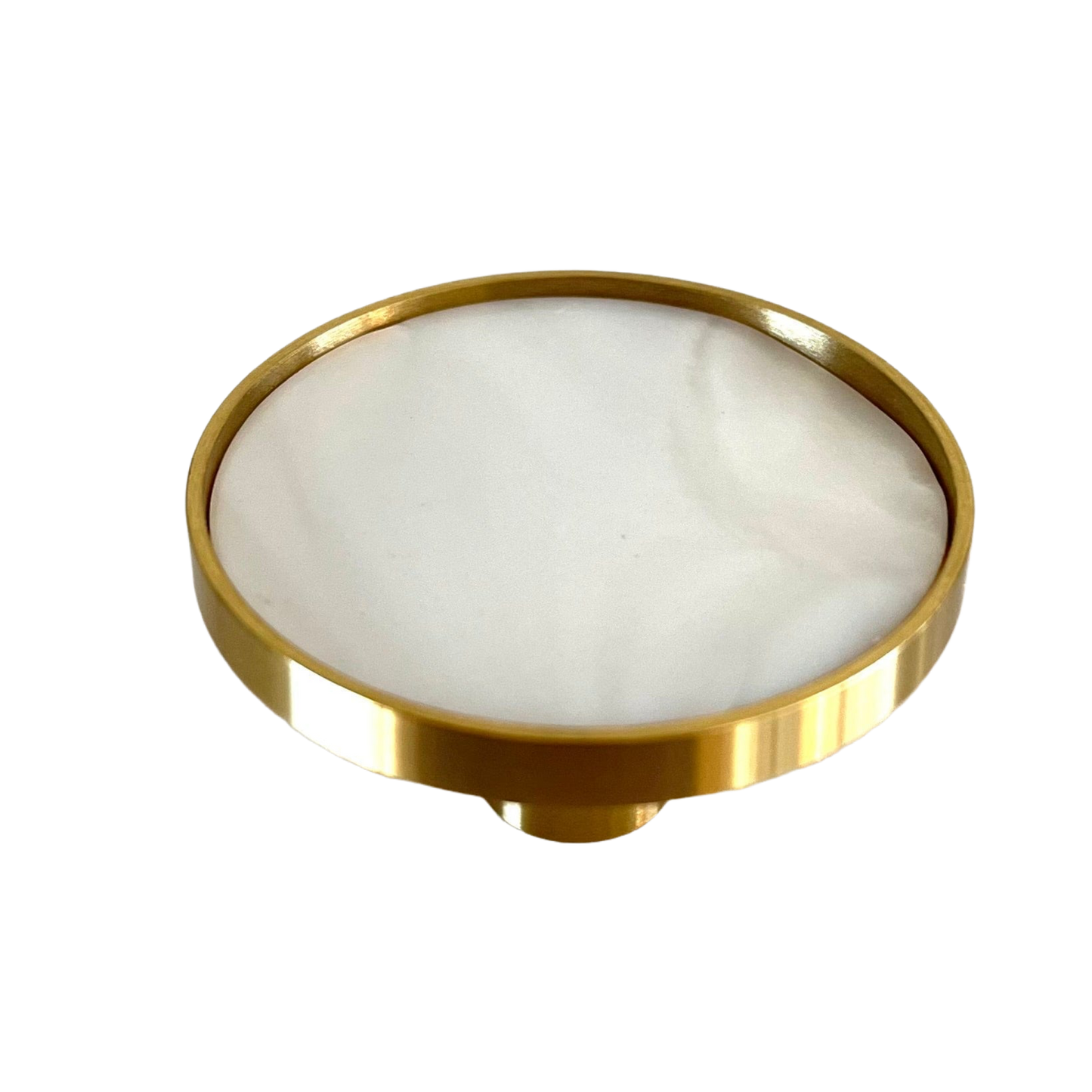 Børstet messing (Ø: 42 mm)