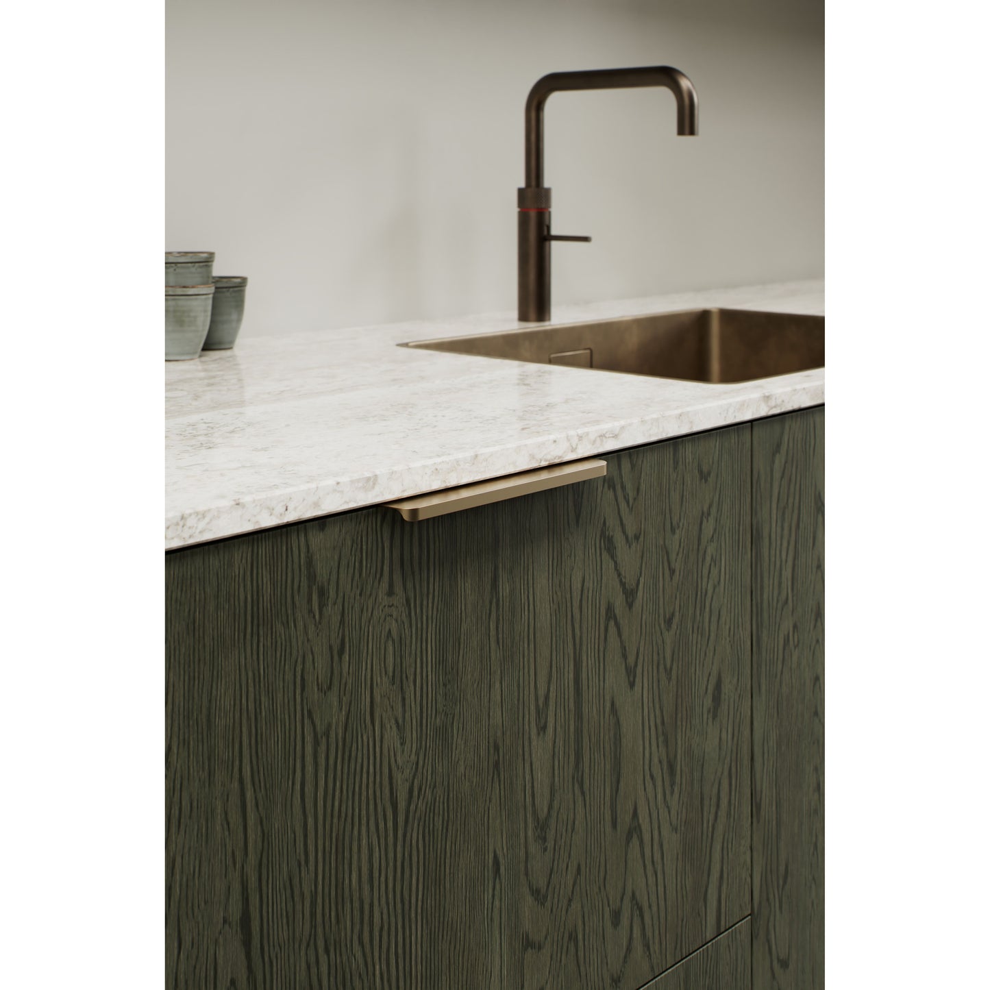 COMET Profil Greb - Bagmonteret, aluminium (Bronze, Messing eller Sort)