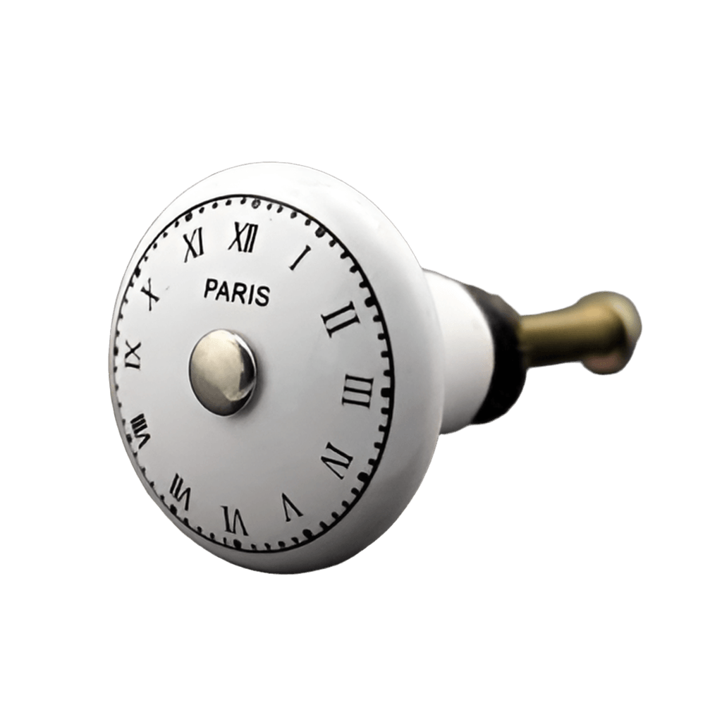 🤍 Paris porcelænsgreb (Ø: 38 mm)