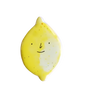 Gul citron - keramik møbelknop