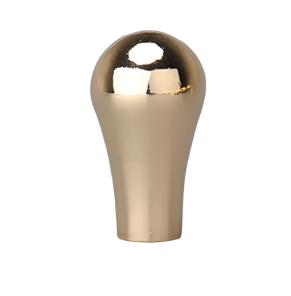 Møbelknop i poleret guld farve