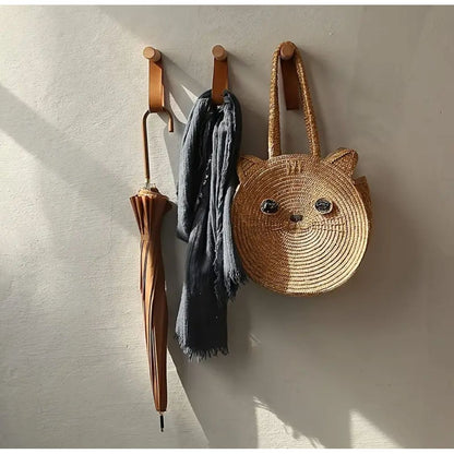 Knager i kunstlæder og træ