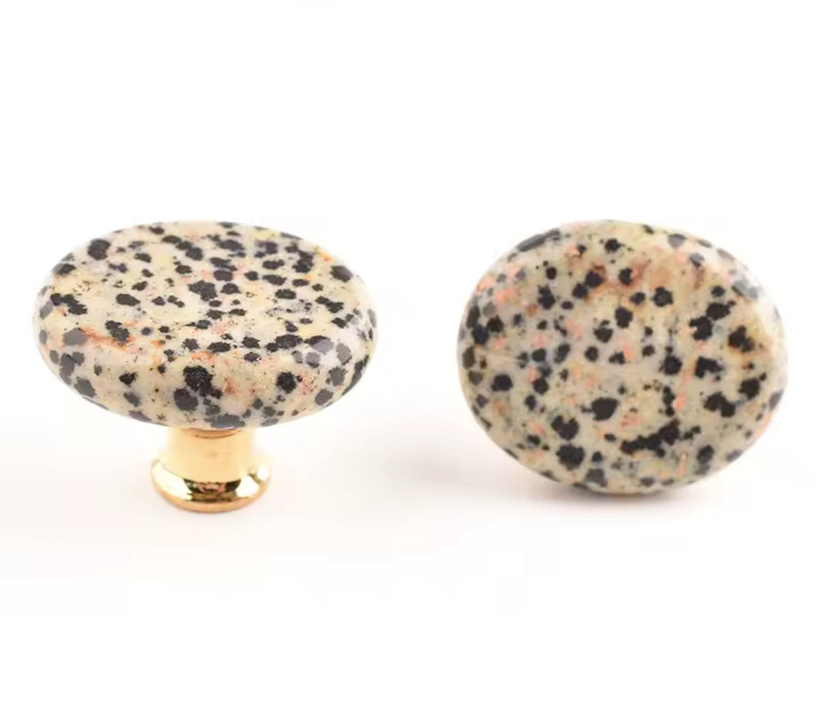 Krystal møbelknop (guldfarvet hardware, flere størrelser) - Grebet