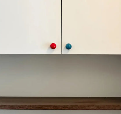 Farverige runde møbelknopper (mange farver tilgængelige)