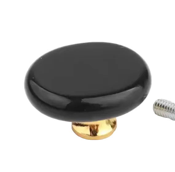 Krystal møbelknop (guldfarvet hardware, flere størrelser) - Grebet