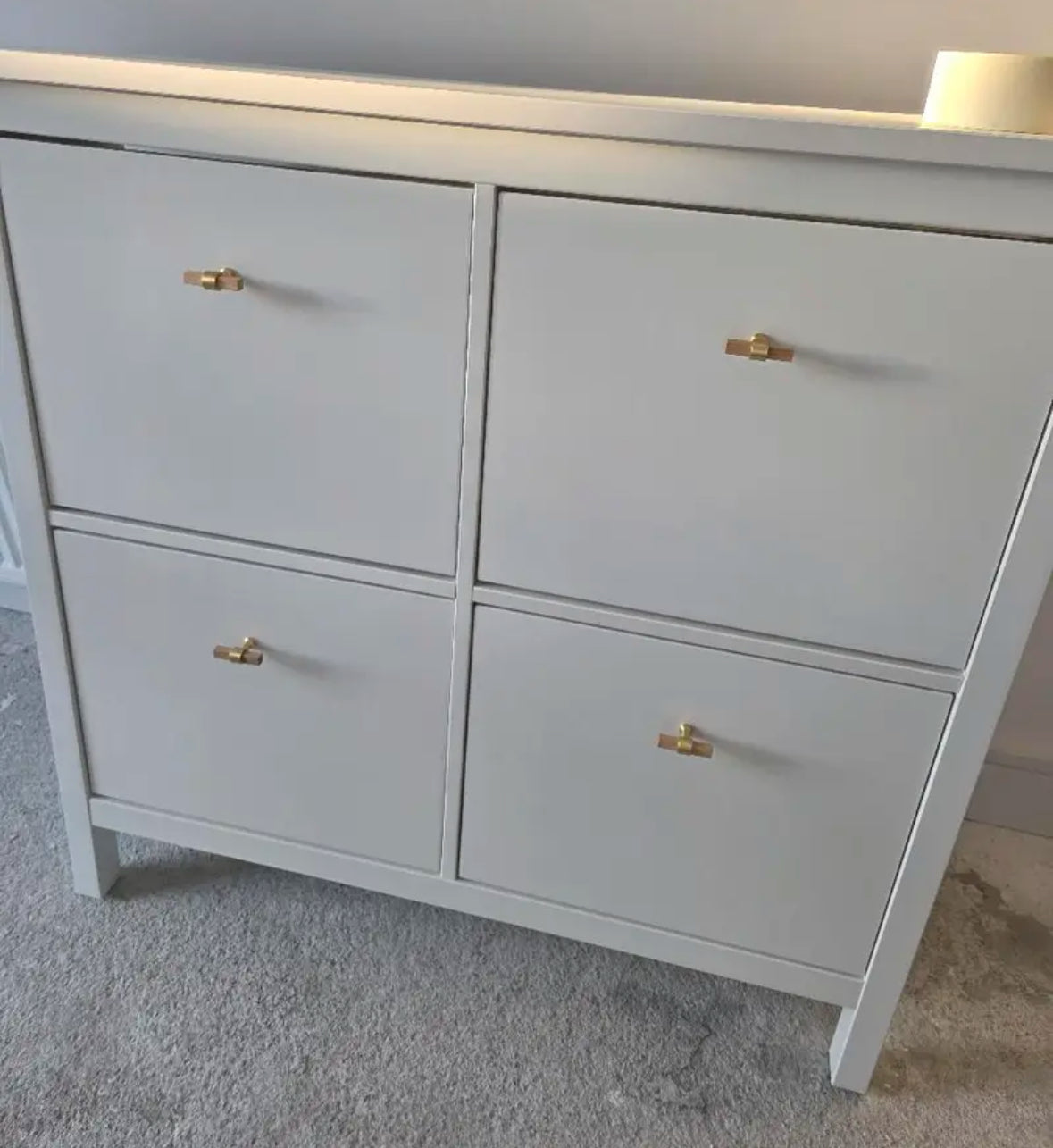 T-bar greb i ask og messing - Grebet