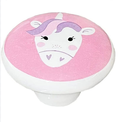 Enhjørning keramik greb (Ø: 37 mm) Sidste chance