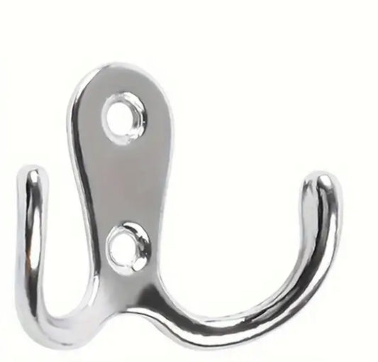Dobbelt kroge / knager i metal