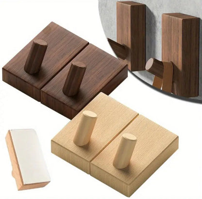 Træ knager (lyst eller mørkt træ)