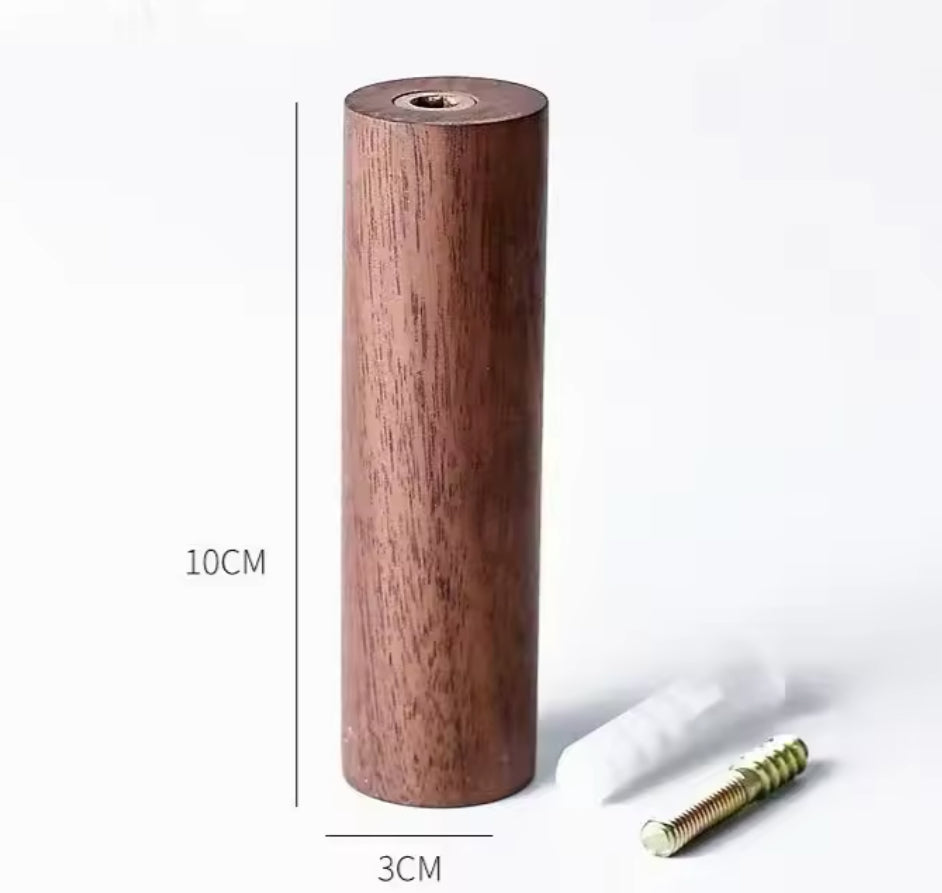 Træ knager (6, 8 eller 10 cm)