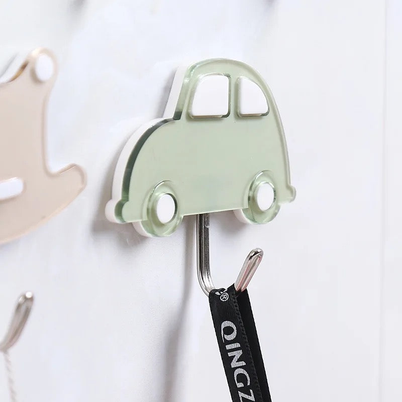 Bil knager til drengeværelset (selvklæbende)