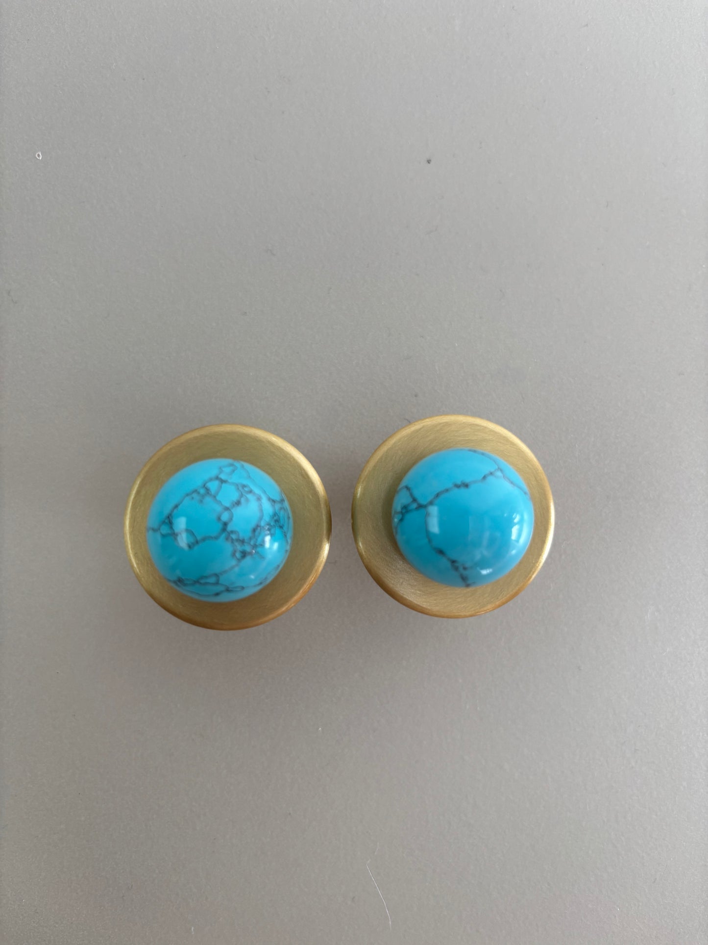 Elegant knop i messinglook