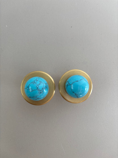 Elegant knop i messinglook