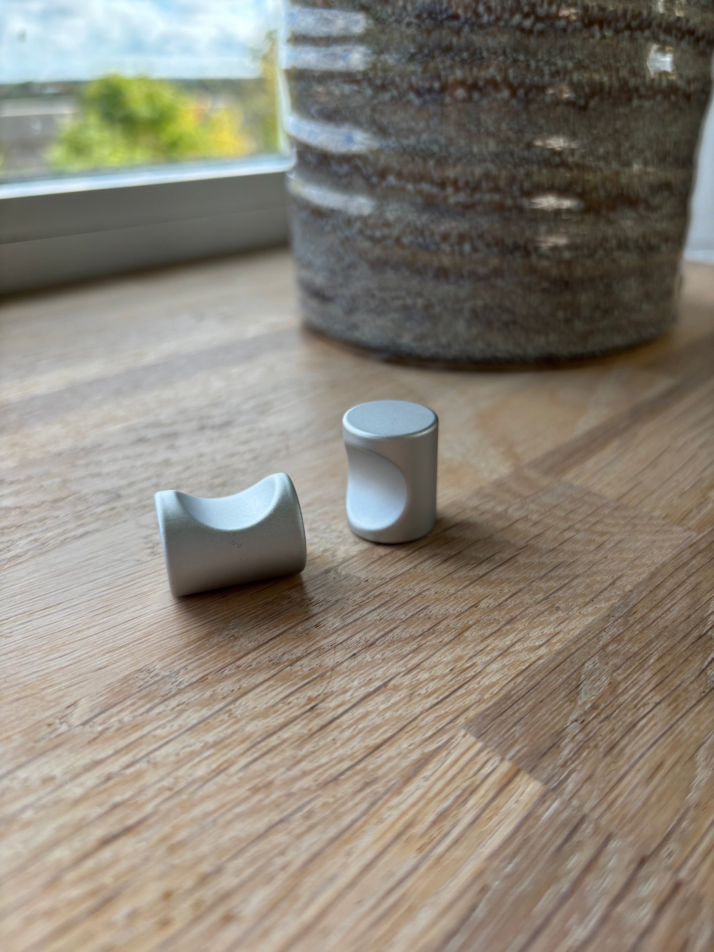 Klassisk møbelknop - Knop i rustfri stål finish