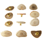 Agate møbelknopper (natursten) - Grebet