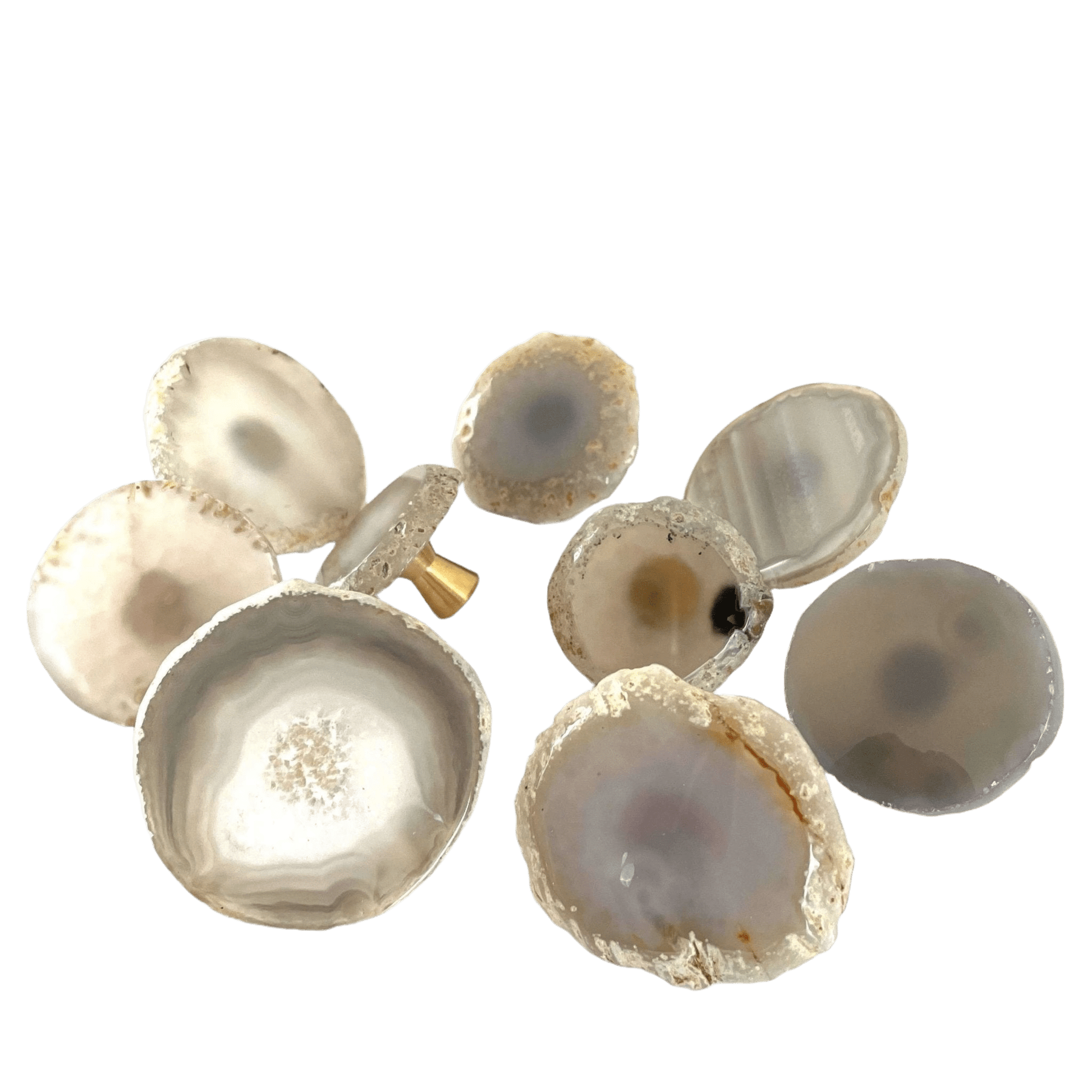 Agate møbelknopper (natursten) - Grebet