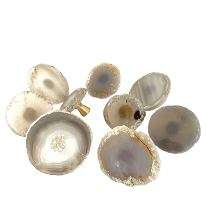Agate møbelknopper (natursten) - Grebet