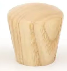 Møbelknopper i træ (bøg eller valnød)