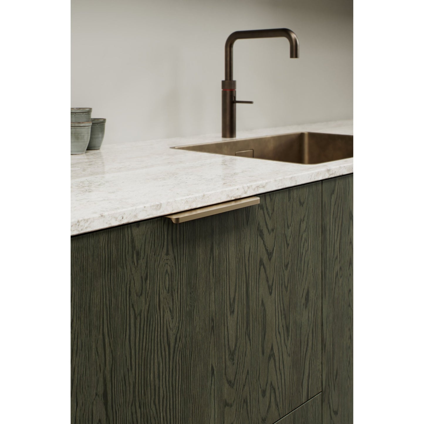 COMET Profil Greb - Bagmonteret, aluminium (Bronze, Messing eller Sort) - Grebet