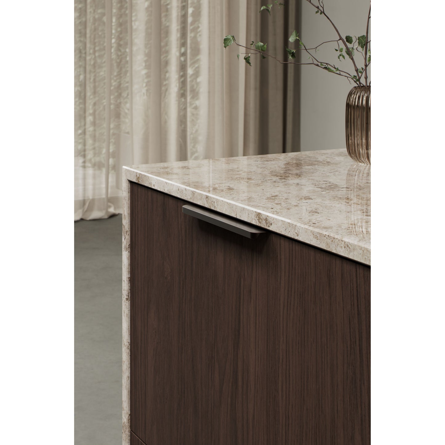 COMET Profil Greb - Bagmonteret, aluminium (Bronze, Messing eller Sort)