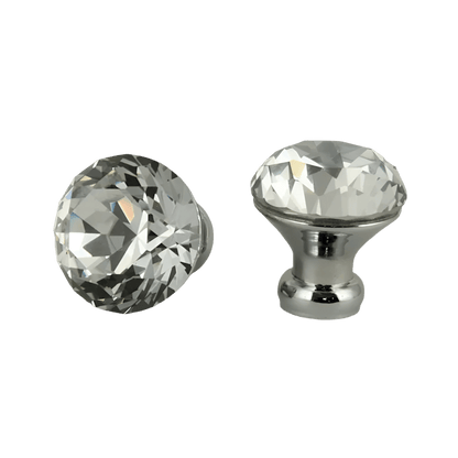 Diamantlook greb med krom base (Ø: 30 mm) - Grebet