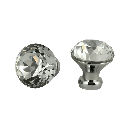 Diamantlook greb med krom base (Ø: 30 mm) - Grebet