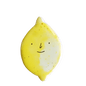 Gul citron - keramik møbelknop - Grebet