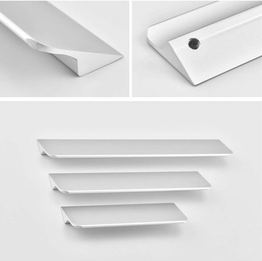 Håndtag i aluminiumsfarvet metal (flere størrelser) - Grebet