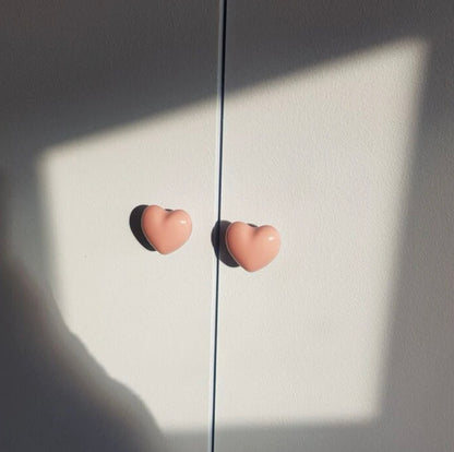 Keramik hjerter - møbelknopper