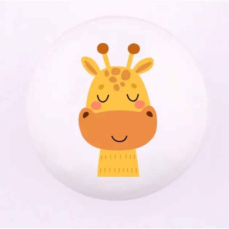 Savannens dyr - møbelknopper