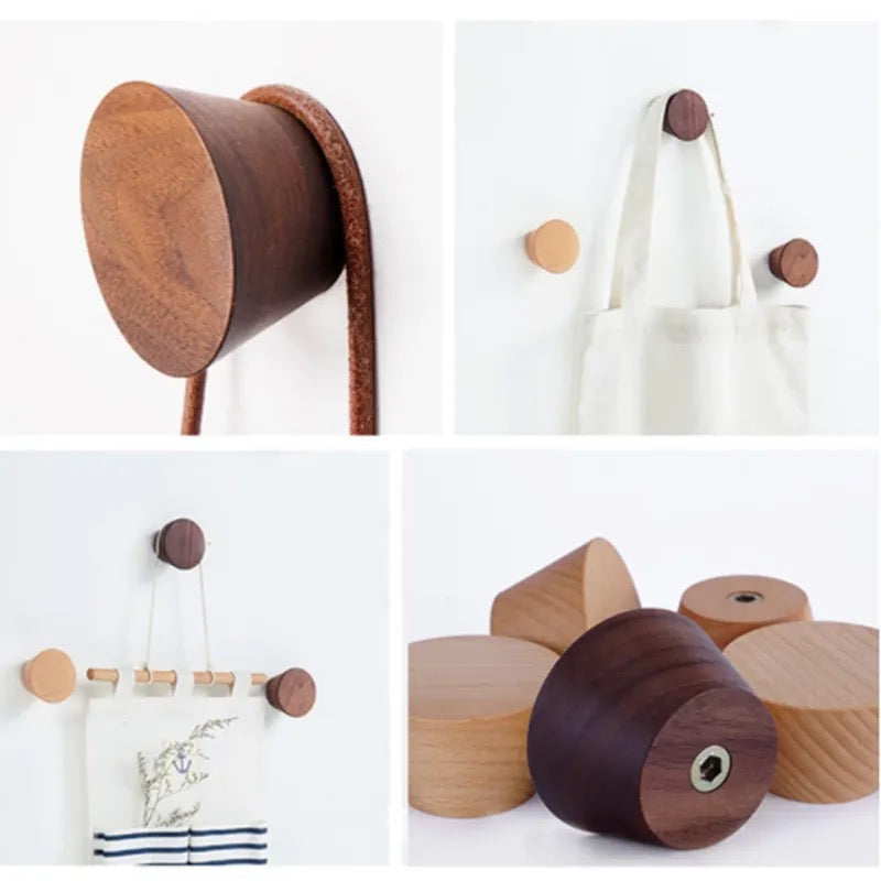 Knage i træ (bøg eller valnød) Ø: 5 eller 6 cm