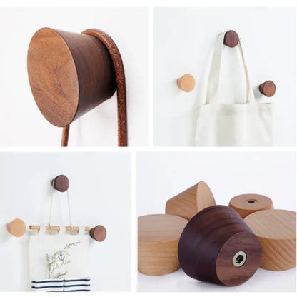 Knage i træ (bøg eller valnød) Ø: 5 eller 6 cm