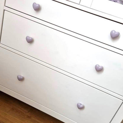 Keramik hjerter - møbelknopper