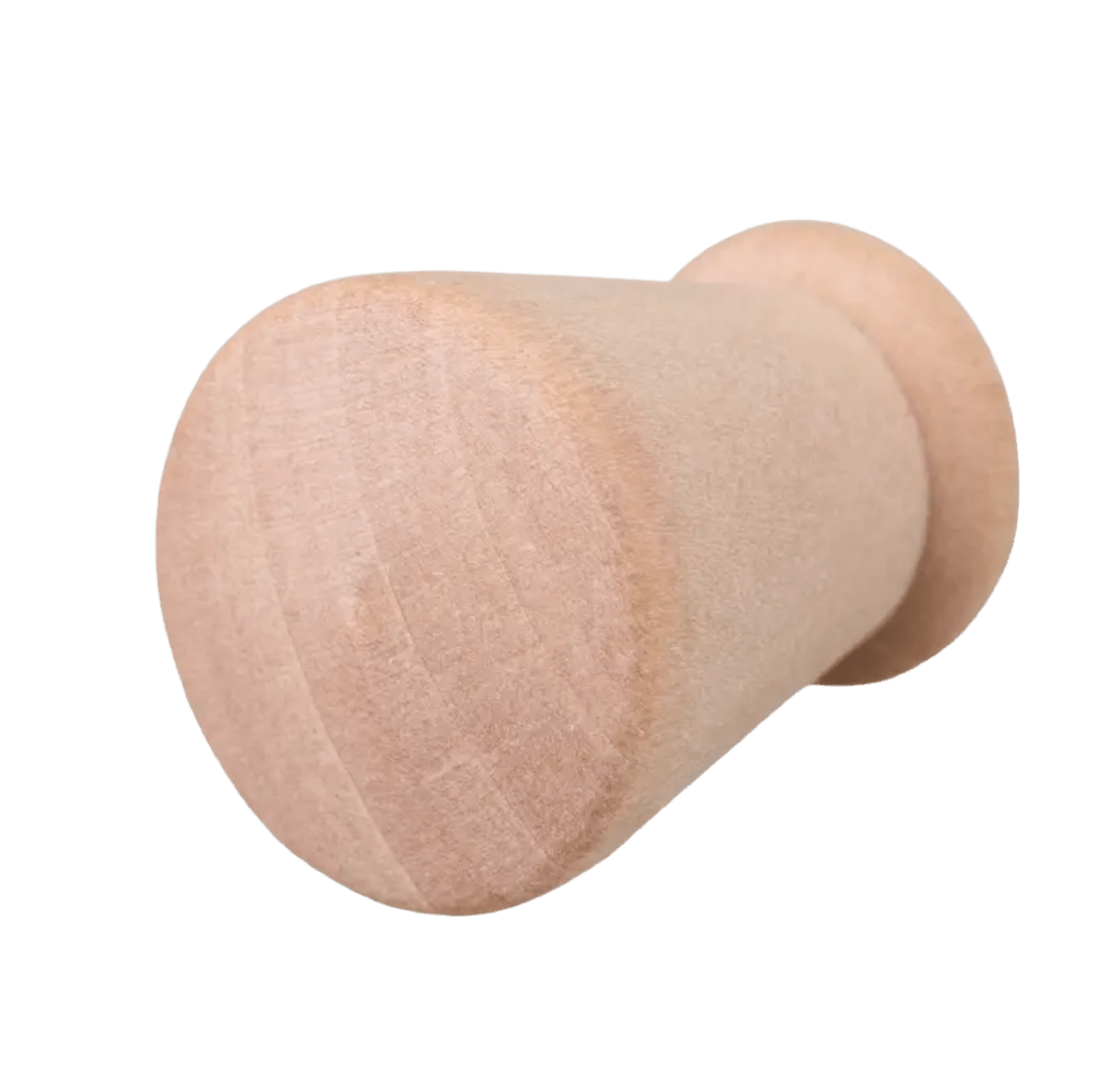Kegle - møbelknop i lyst træ (Ø: 21 mm) - Grebet