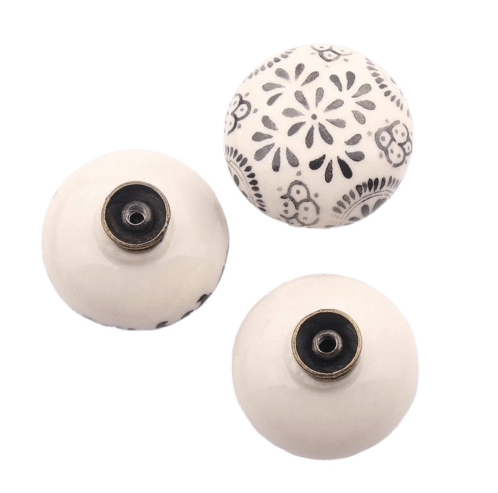 Keramik møbelknop (Ø: 39 mm) - Grebet