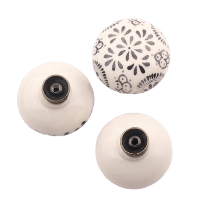 Keramik møbelknop (Ø: 39 mm) - Grebet