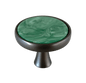 Metal greb med grønt mønster (Ø: 32 mm) - Grebet