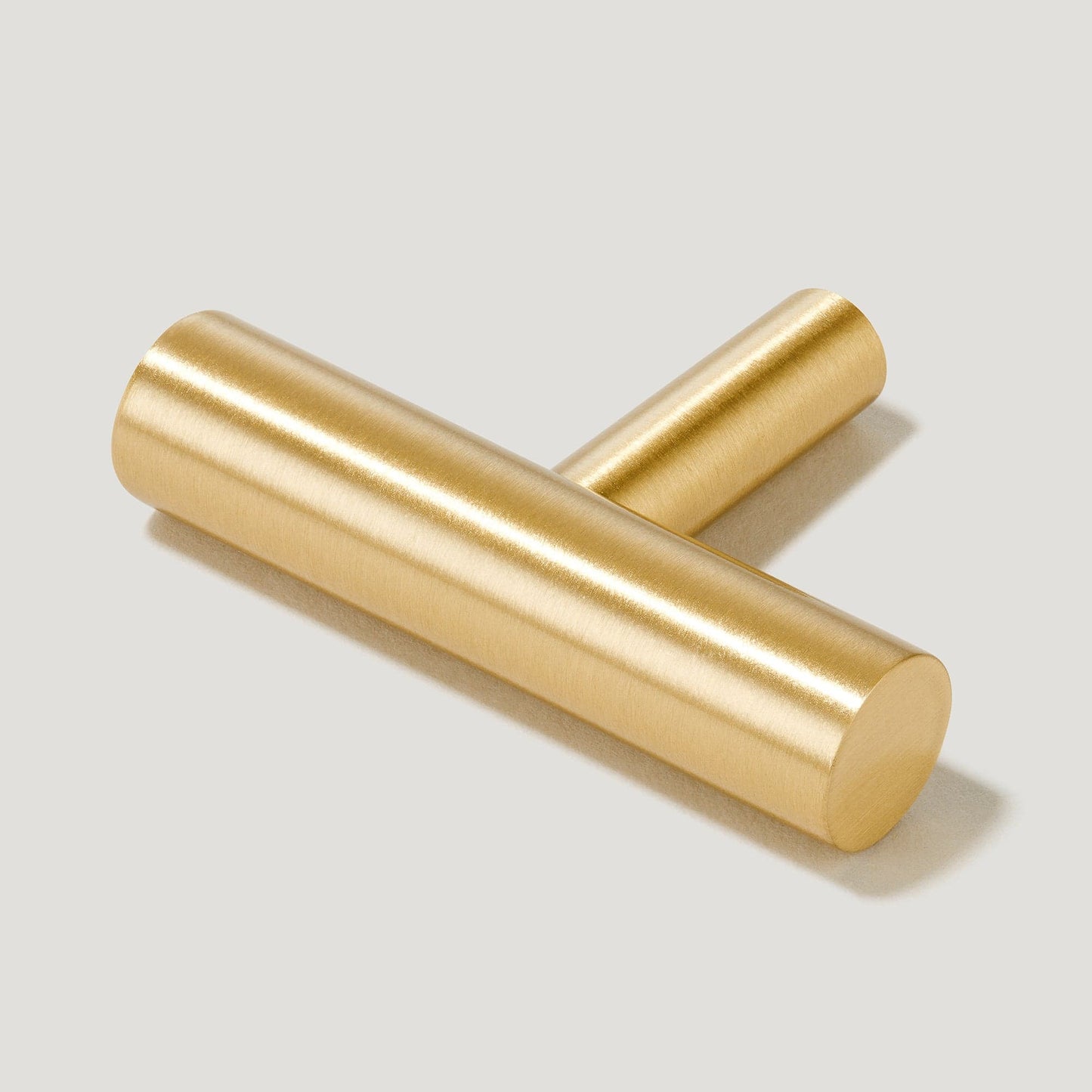 Relingsgreb - messingfarvet metal (T-greb eller CC: 64, 76, 96, 128, 160, 192, 224, 256, 288, 320, 352 og 384 mm) - Grebet