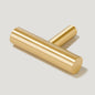 Relingsgreb - messingfarvet metal (T-greb eller CC: 64, 76, 96, 128, 160, 192, 224, 256, 288, 320, 352 og 384 mm) - Grebet