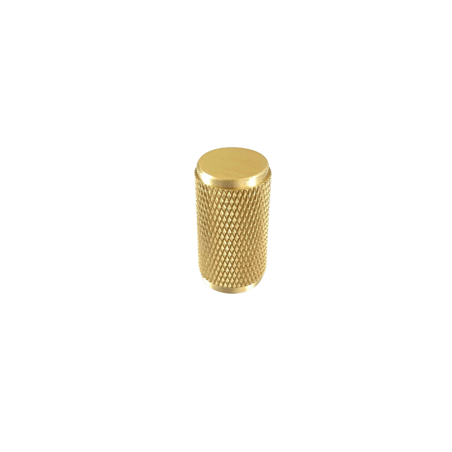 Riflet møbelknop, messing (14 x 26 mm) - Grebet