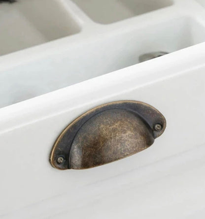 Skal håndtag "Antik bronze" (81x35 mm) - Grebet