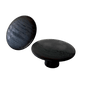 Sortmalet træ greb eller knage (Ø: 48 mm) - Grebet
