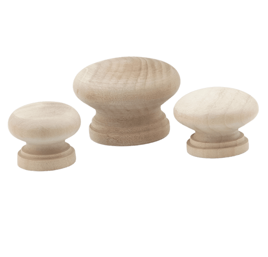 Træ møbelknop (34 mm) - Grebet